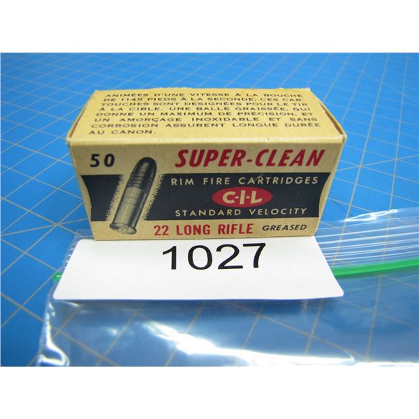 COLLECTOR BOX OF .22 AMMO