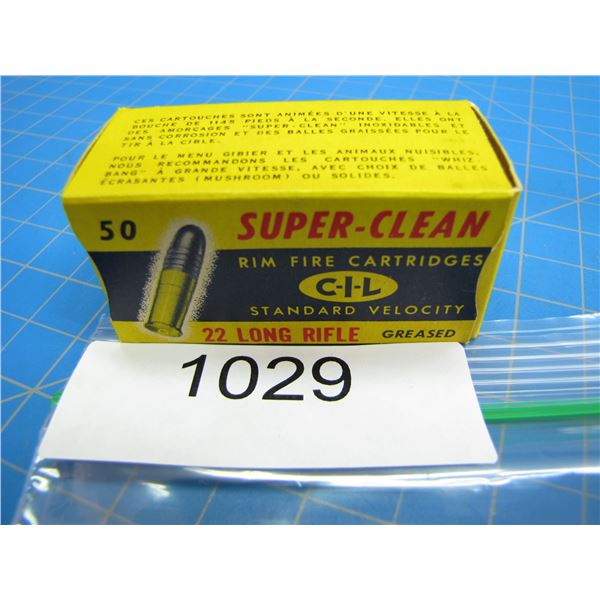 COLLECTOR BOX OF .22 AMMO