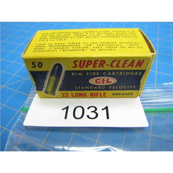 COLLECTOR BOX OF .22 AMMO