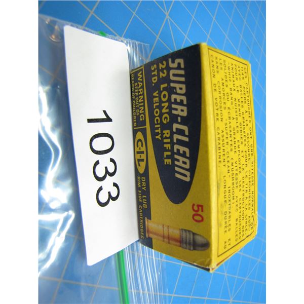 COLLECTOR BOX OF .22 AMMO