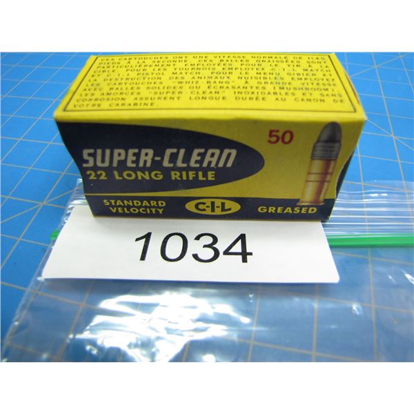 COLLECTOR BOX OF .22 AMMO