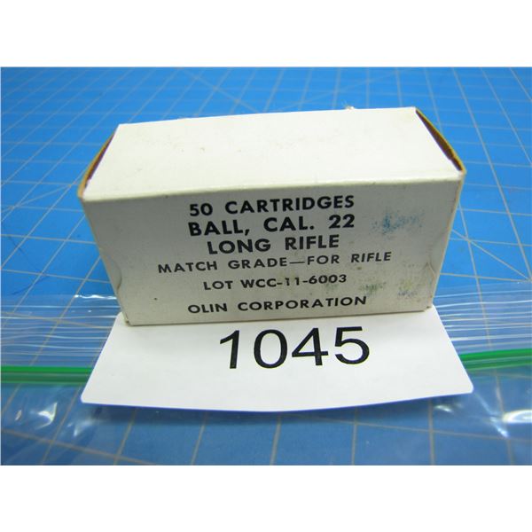 COLLECTOR BOX OF .22 AMMO