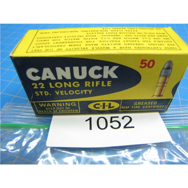 COLLECTOR BOX OF .22 AMMO