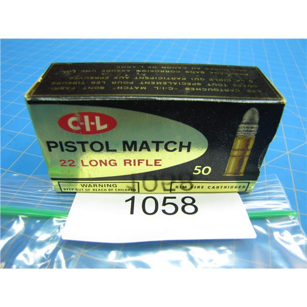 COLLECTOR BOX OF .22 AMMO