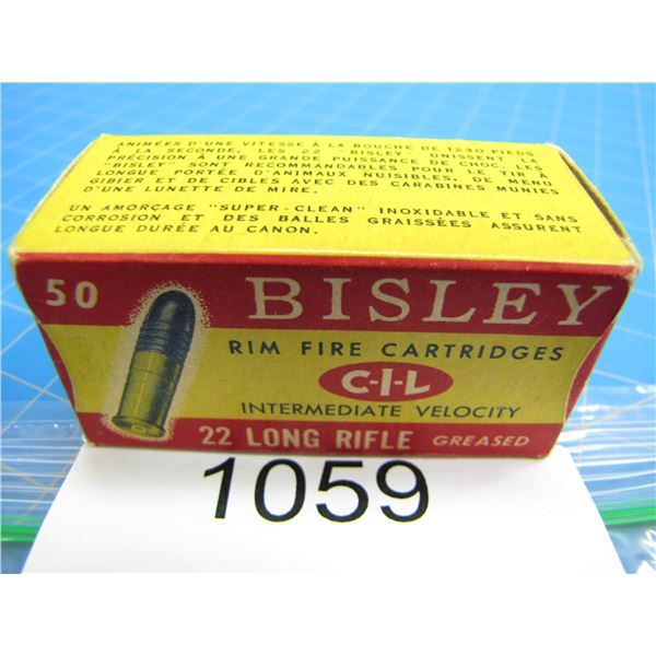 COLLECTOR BOX OF .22 AMMO