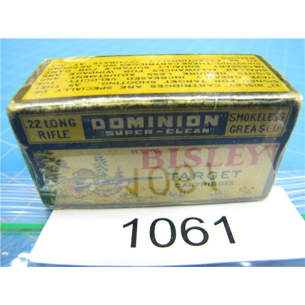 COLLECTOR BOX OF .22 AMMO