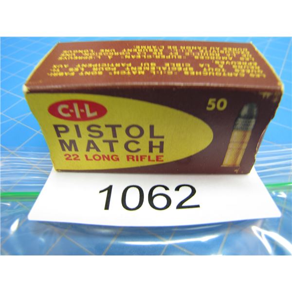 COLLECTOR BOX OF .22 AMMO