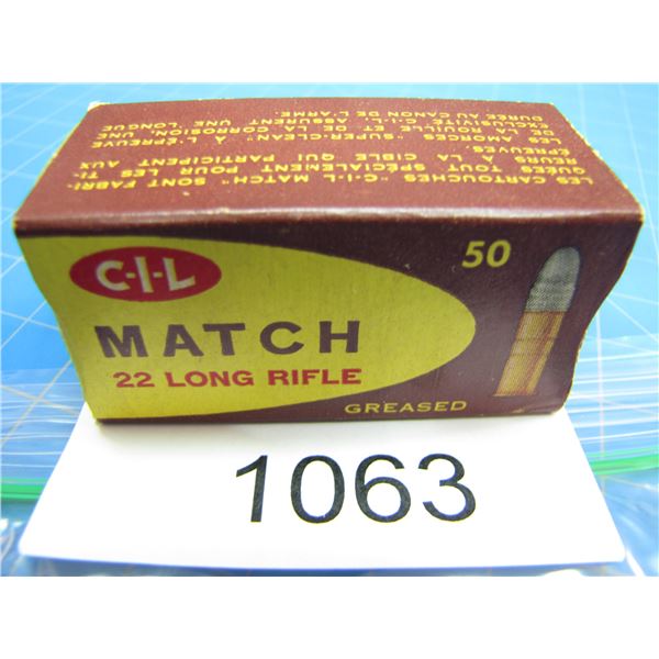 COLLECTOR BOX OF .22 AMMO