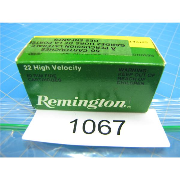 COLLECTOR BOX OF .22 AMMO