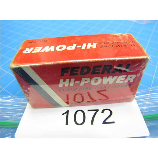 COLLECTOR BOX OF .22 AMMO