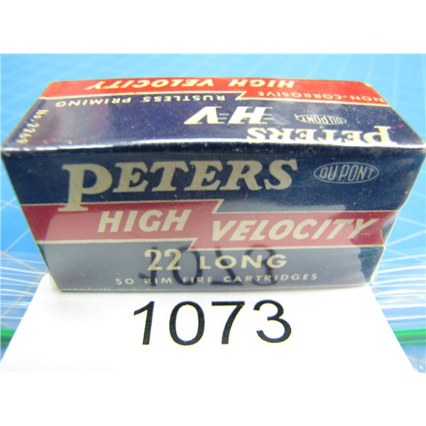 COLLECTOR BOX OF .22 AMMO