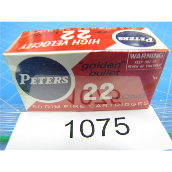 COLLECTOR BOX OF .22 AMMO