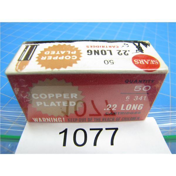 COLLECTOR BOX OF .22 AMMO