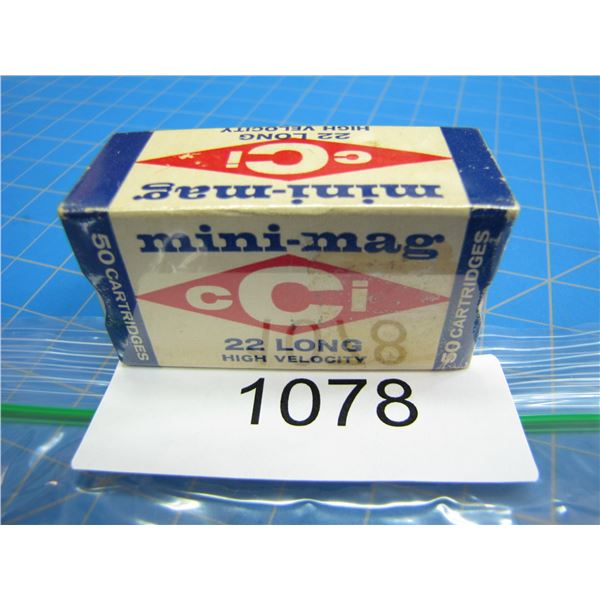 COLLECTOR BOX OF .22 AMMO