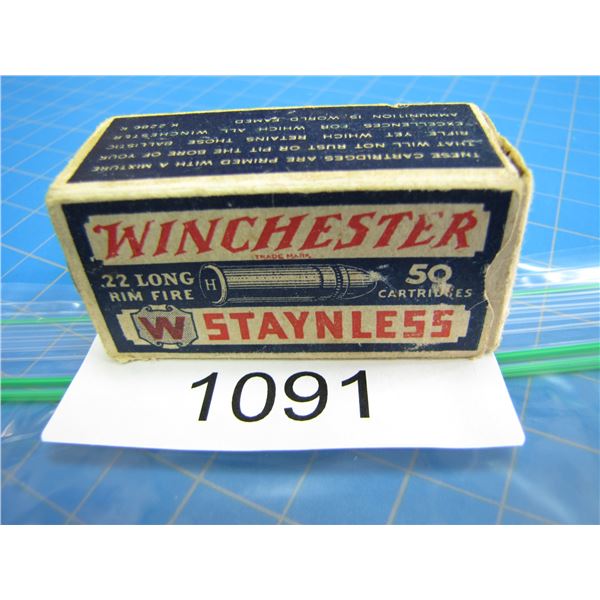 COLLECTOR BOX OF .22 AMMO