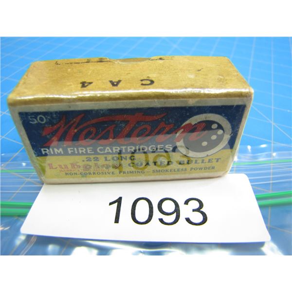 COLLECTOR BOX OF .22 AMMO