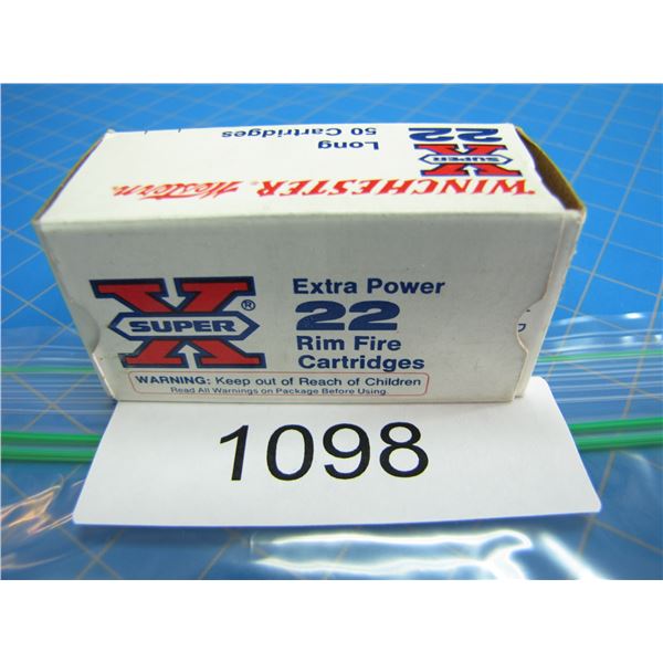 COLLECTOR BOX OF .22 AMMO