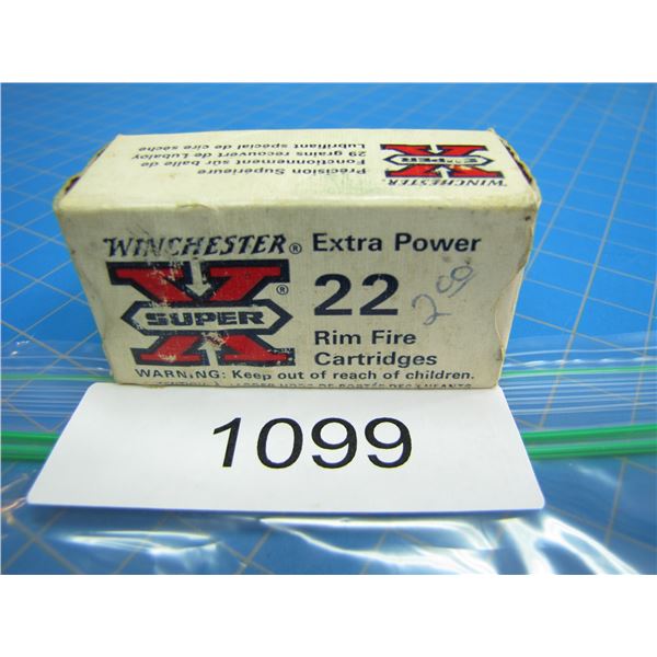 COLLECTOR BOX OF .22 AMMO