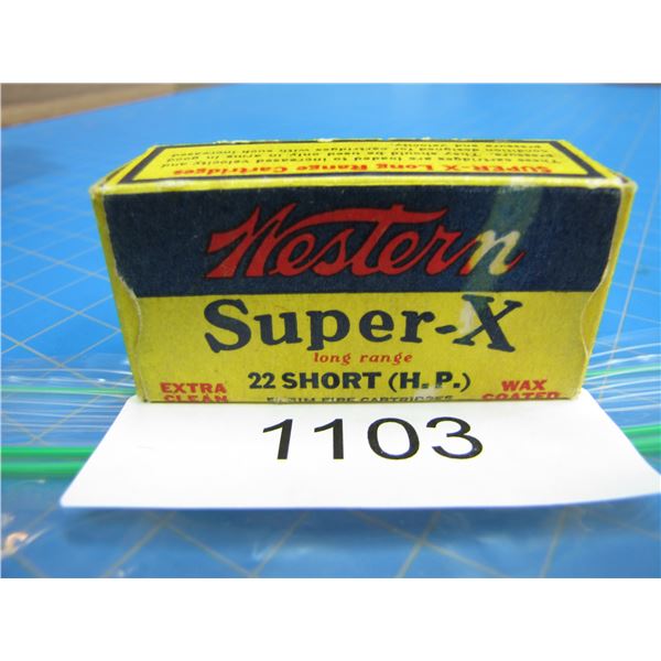 COLLECTOR BOX OF .22 AMMO