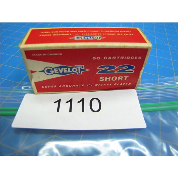 COLLECTOR BOX OF .22 AMMO