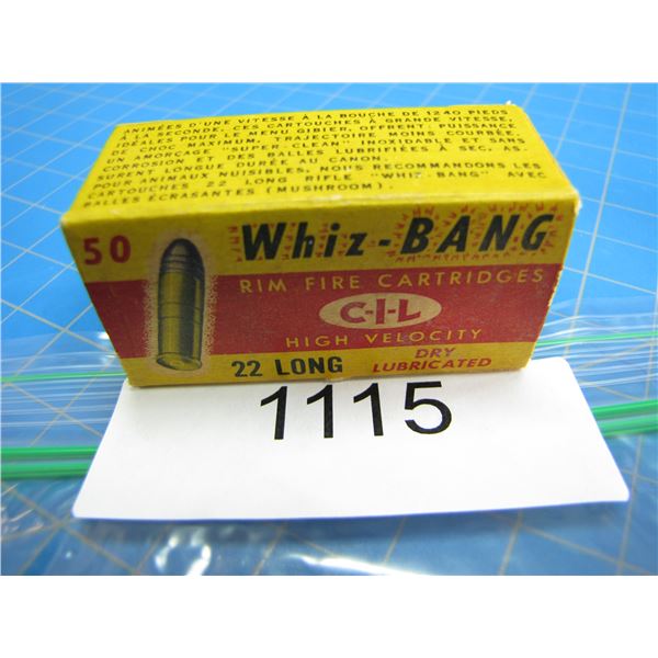 COLLECTOR BOX OF .22 AMMO