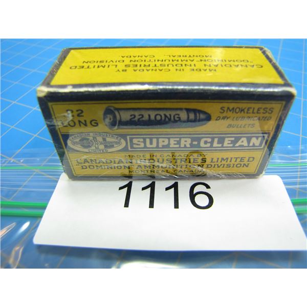 COLLECTOR BOX OF .22 AMMO