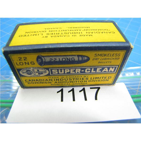 COLLECTOR BOX OF .22 AMMO