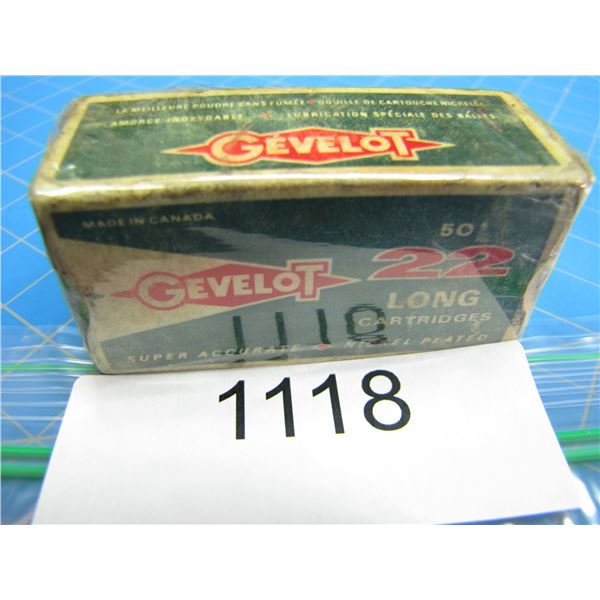 COLLECTOR BOX OF .22 AMMO