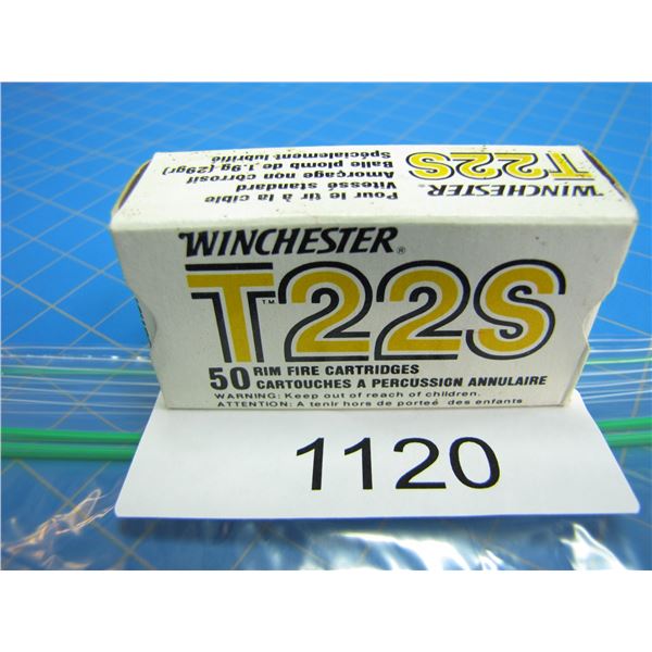 COLLECTOR BOX OF .22 AMMO