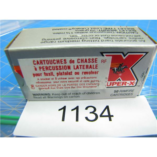 COLLECTOR BOX OF .22 AMMO