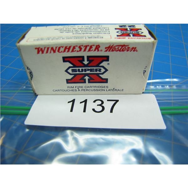 COLLECTOR BOX OF .22 AMMO