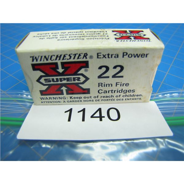 COLLECTOR BOX OF .22 AMMO