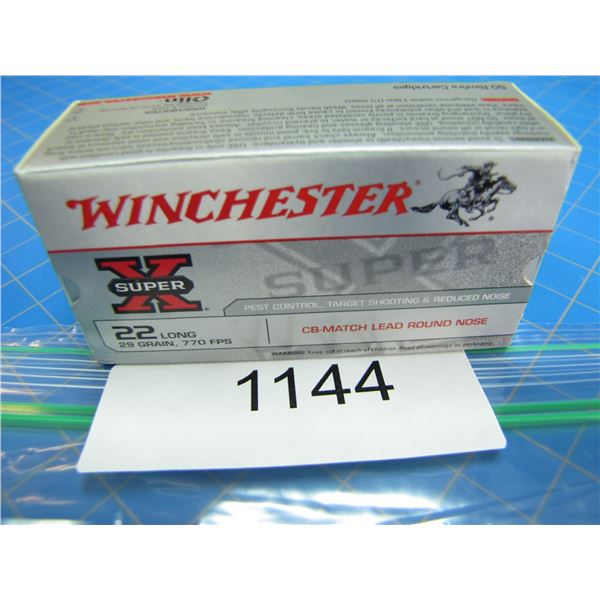 COLLECTOR BOX OF .22 AMMO