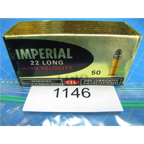 COLLECTOR BOX OF .22 AMMO