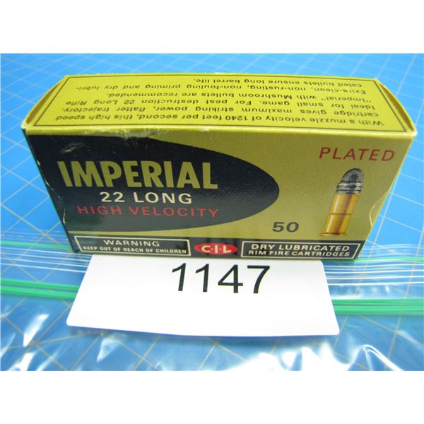 COLLECTOR BOX OF .22 AMMO