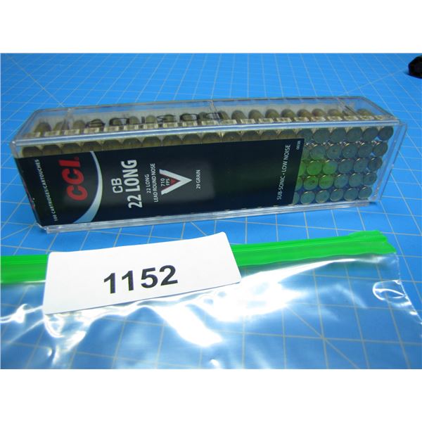 COLLECTOR BOX OF .22 AMMO