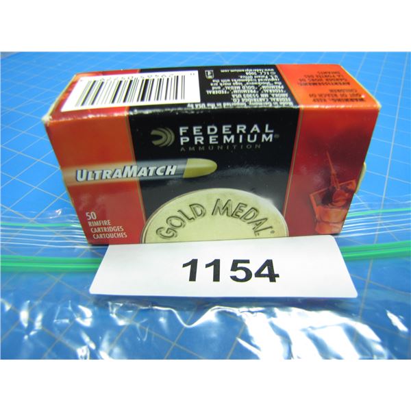 COLLECTOR BOX OF .22 AMMO