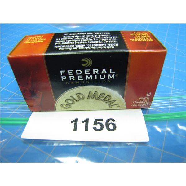 COLLECTOR BOX OF .22 AMMO