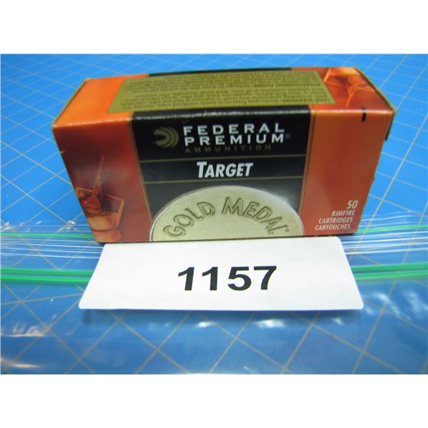 COLLECTOR BOX OF .22 AMMO