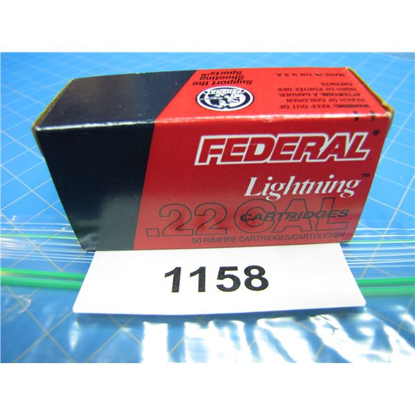 COLLECTOR BOX OF .22 AMMO