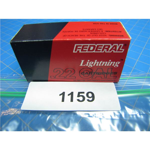 COLLECTOR BOX OF .22 AMMO