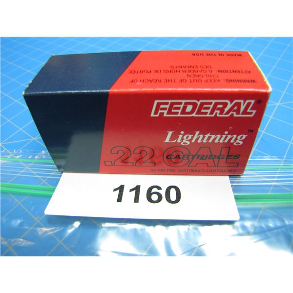 COLLECTOR BOX OF .22 AMMO