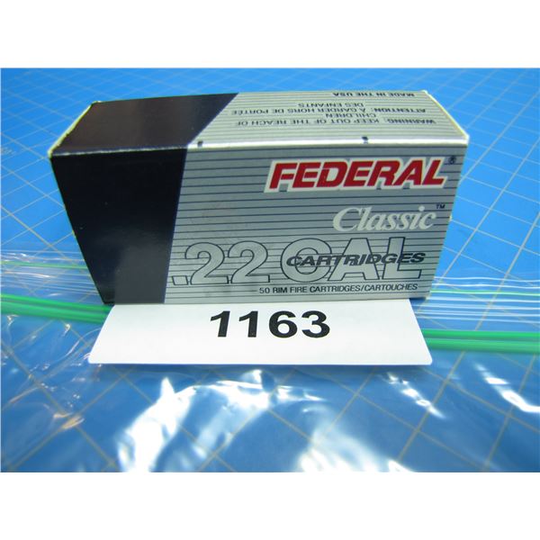 COLLECTOR BOX OF .22 AMMO