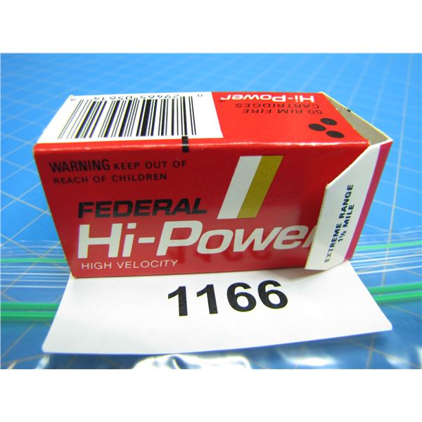 COLLECTOR BOX OF .22 AMMO