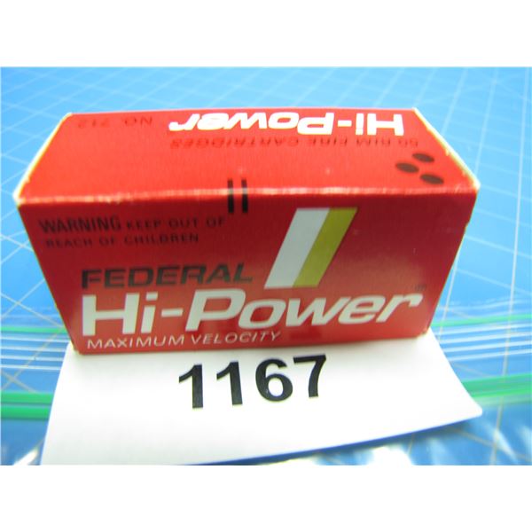 COLLECTOR BOX OF .22 AMMO