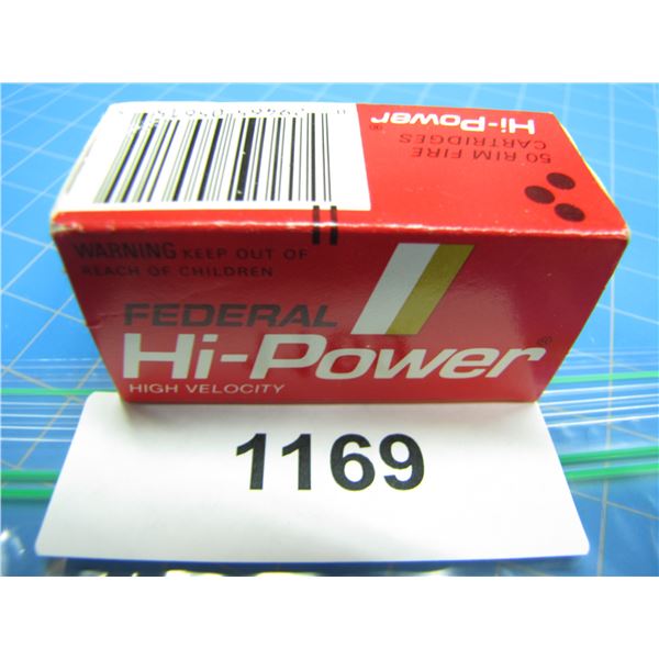 COLLECTOR BOX OF .22 AMMO