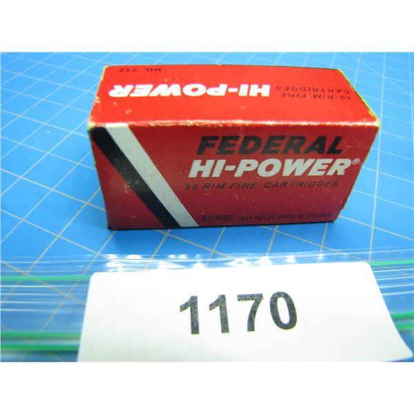 COLLECTOR BOX OF .22 AMMO