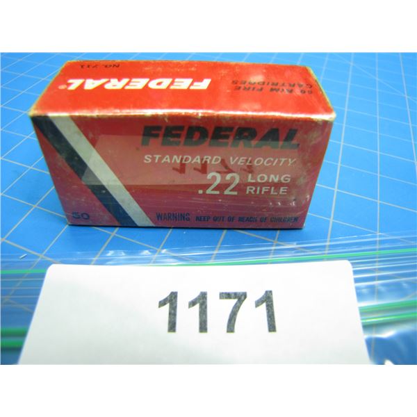 COLLECTOR BOX OF .22 AMMO