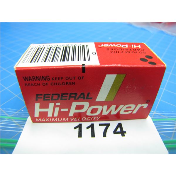 COLLECTOR BOX OF .22 AMMO