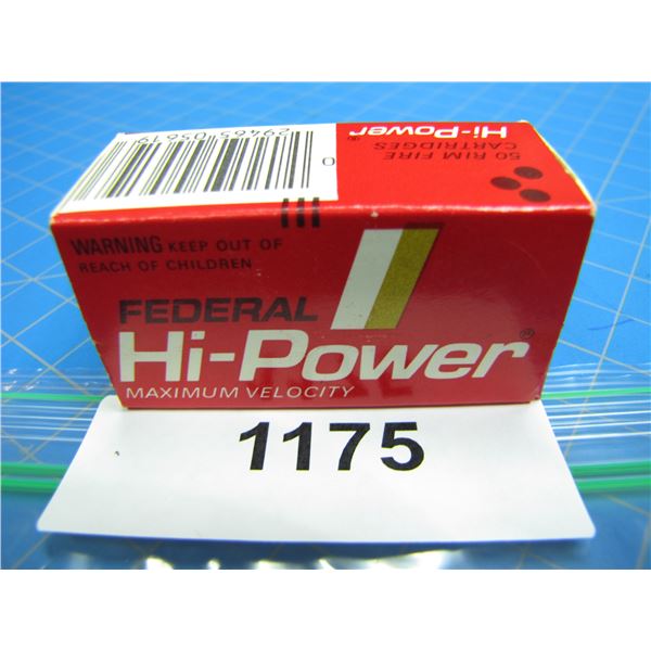 COLLECTOR BOX OF .22 AMMO